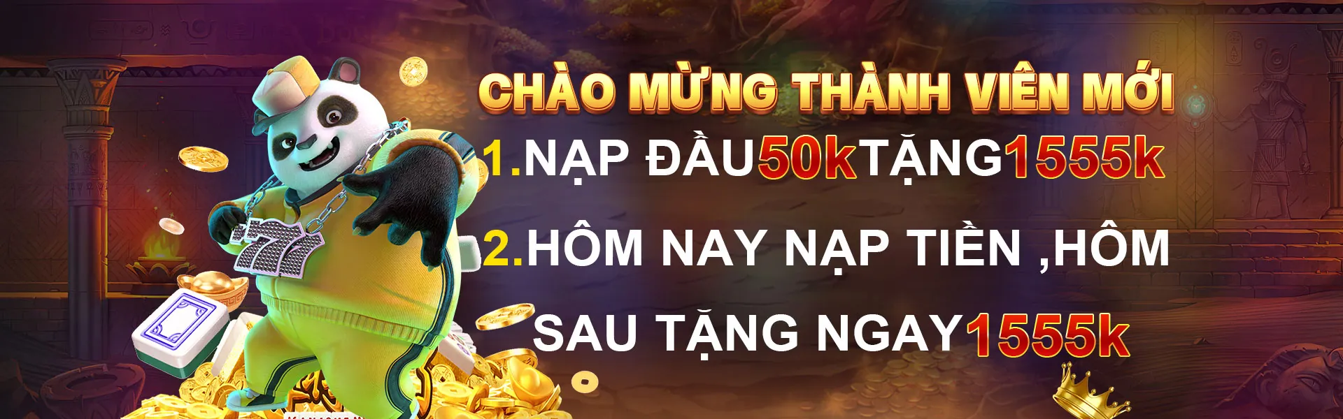 Banner chào mừng OK365 với ưu đãi 188K